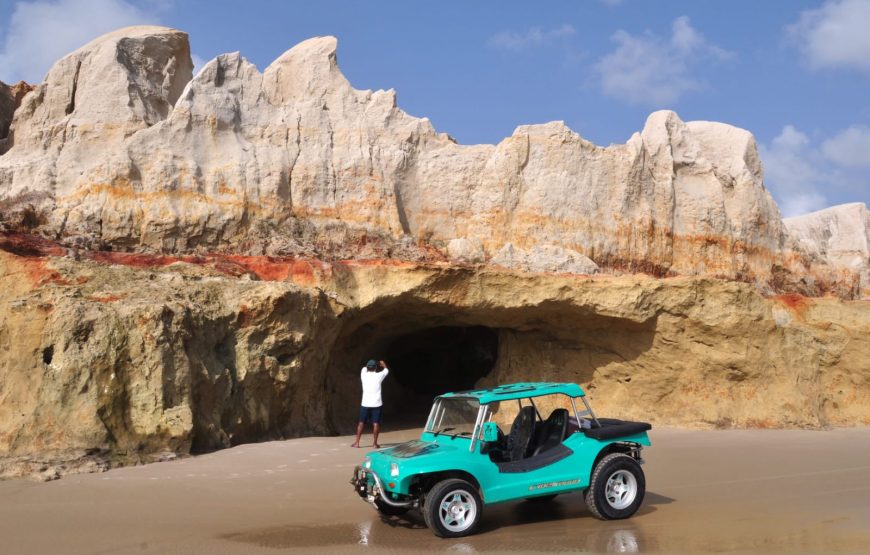 Passeio para Morro Branco e Praia das Fontes em 1 dia (Ida e Volta)