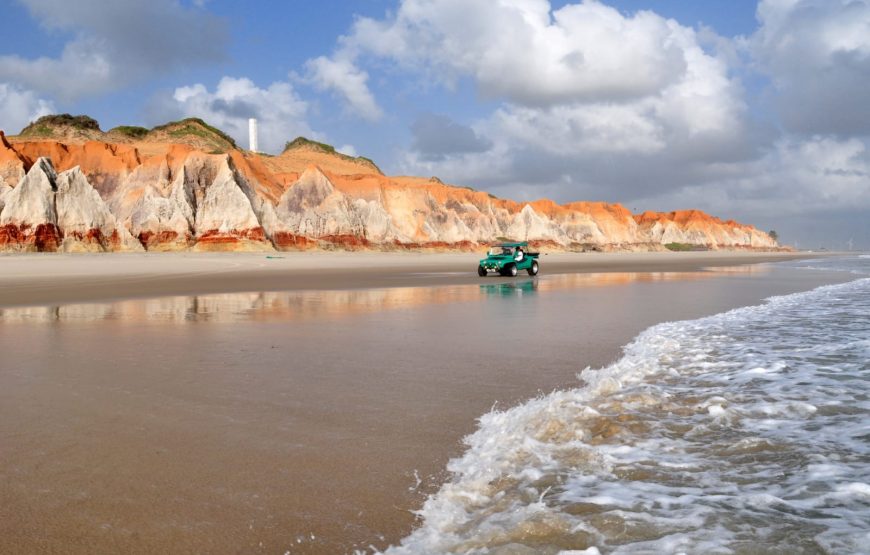 Passeio para Morro Branco e Praia das Fontes em 1 dia (Ida e Volta)