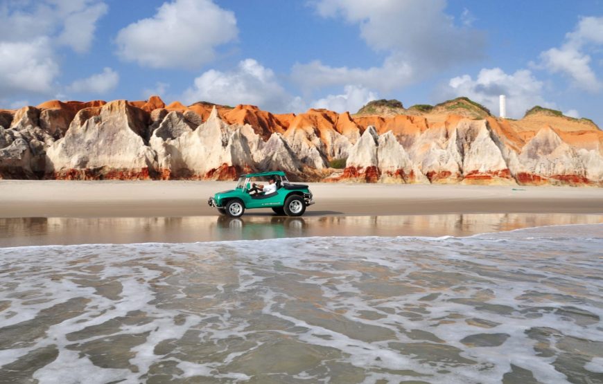 Passeio para Morro Branco e Praia das Fontes em 1 dia (Ida e Volta)