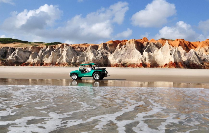 Passeio para Morro Branco e Praia das Fontes em 1 dia (Ida e Volta)