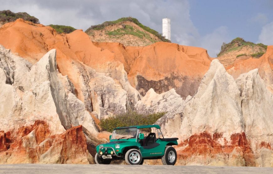 Passeio para Morro Branco e Praia das Fontes em 1 dia (Ida e Volta)