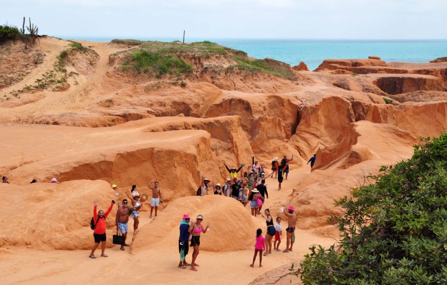 Passeio para Morro Branco e Praia das Fontes em 1 dia (Ida e Volta)